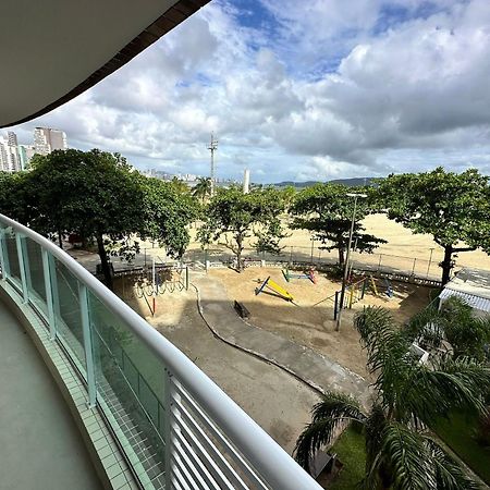 Ap Pe Na Areia Vista Parcial Mar Appartement Santos  Buitenkant foto
