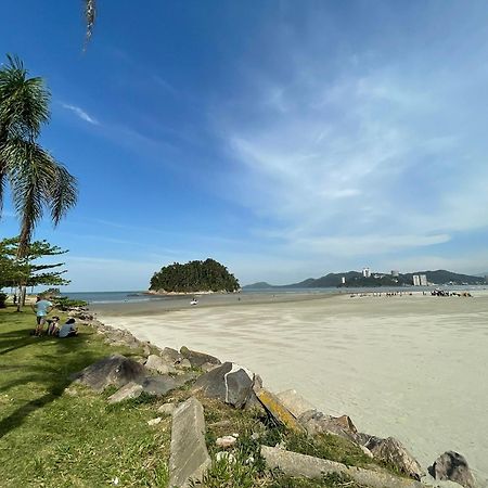 Ap Pe Na Areia Vista Parcial Mar Appartement Santos  Buitenkant foto