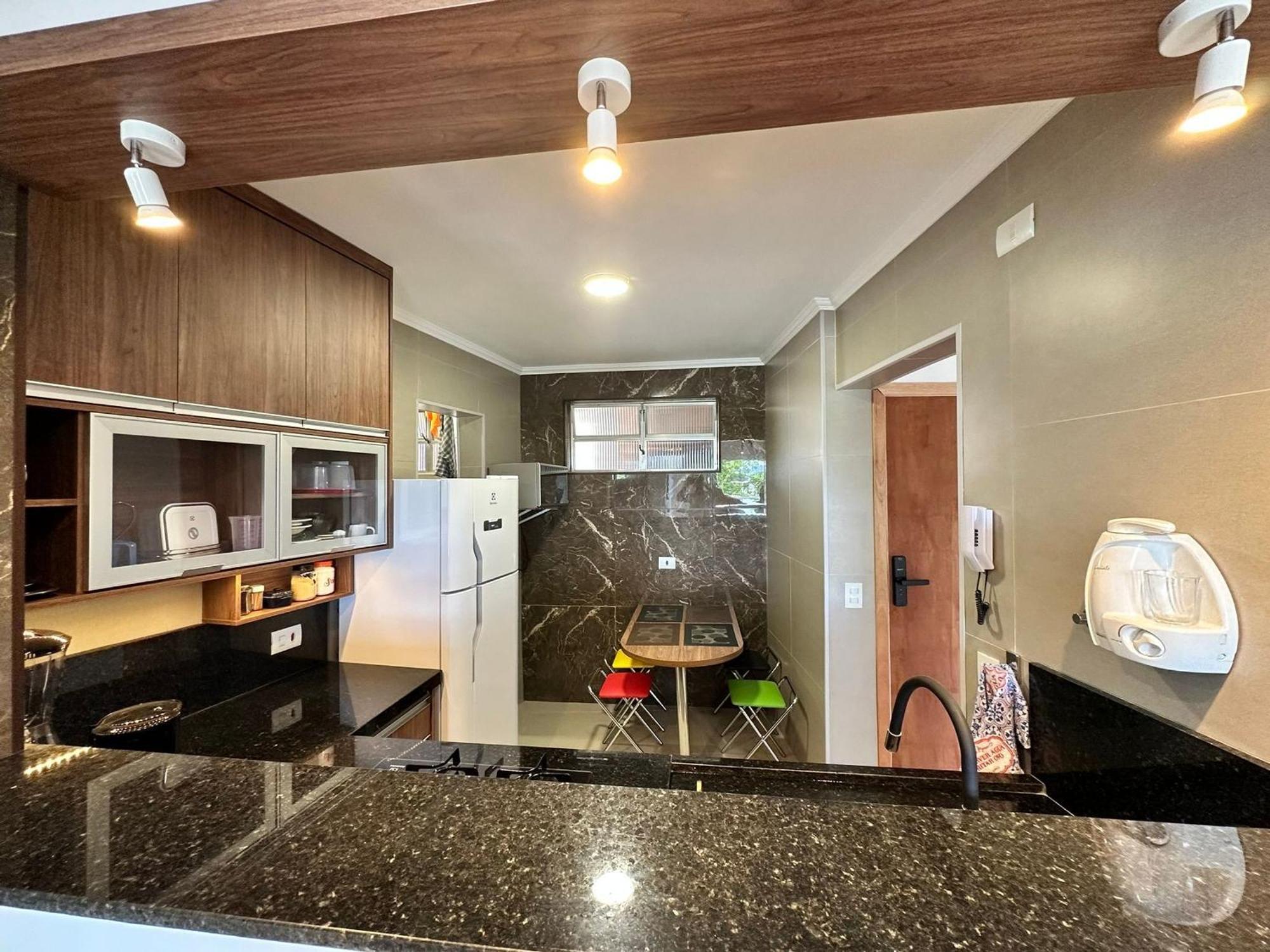 Ap Pe Na Areia Vista Parcial Mar Appartement Santos  Buitenkant foto