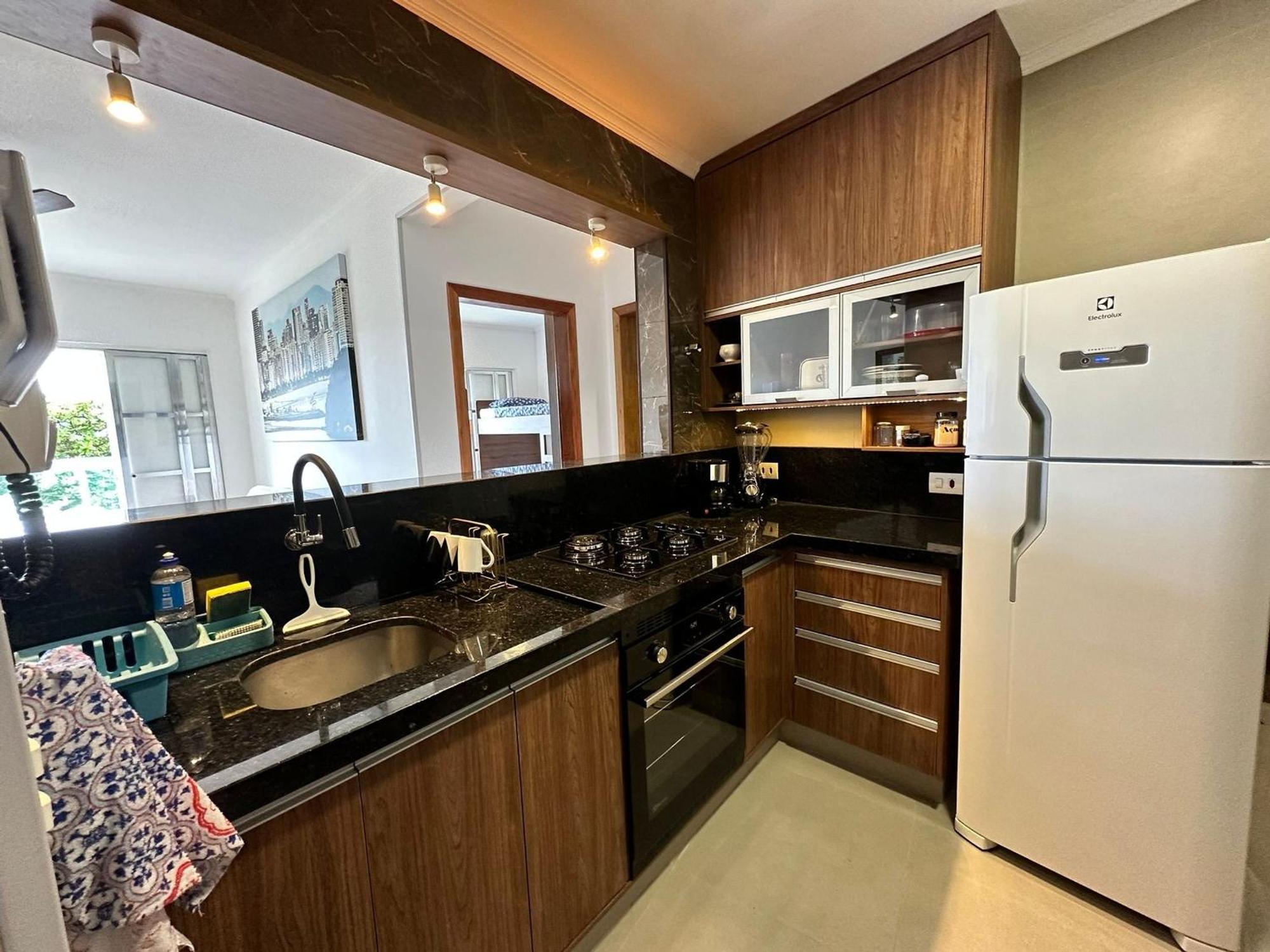 Ap Pe Na Areia Vista Parcial Mar Appartement Santos  Buitenkant foto