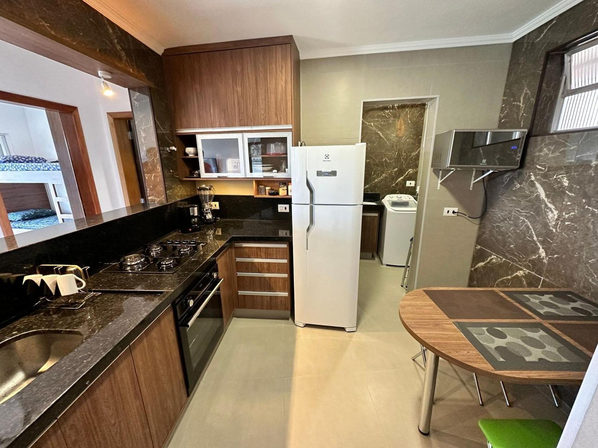 Ap Pe Na Areia Vista Parcial Mar Appartement Santos  Buitenkant foto