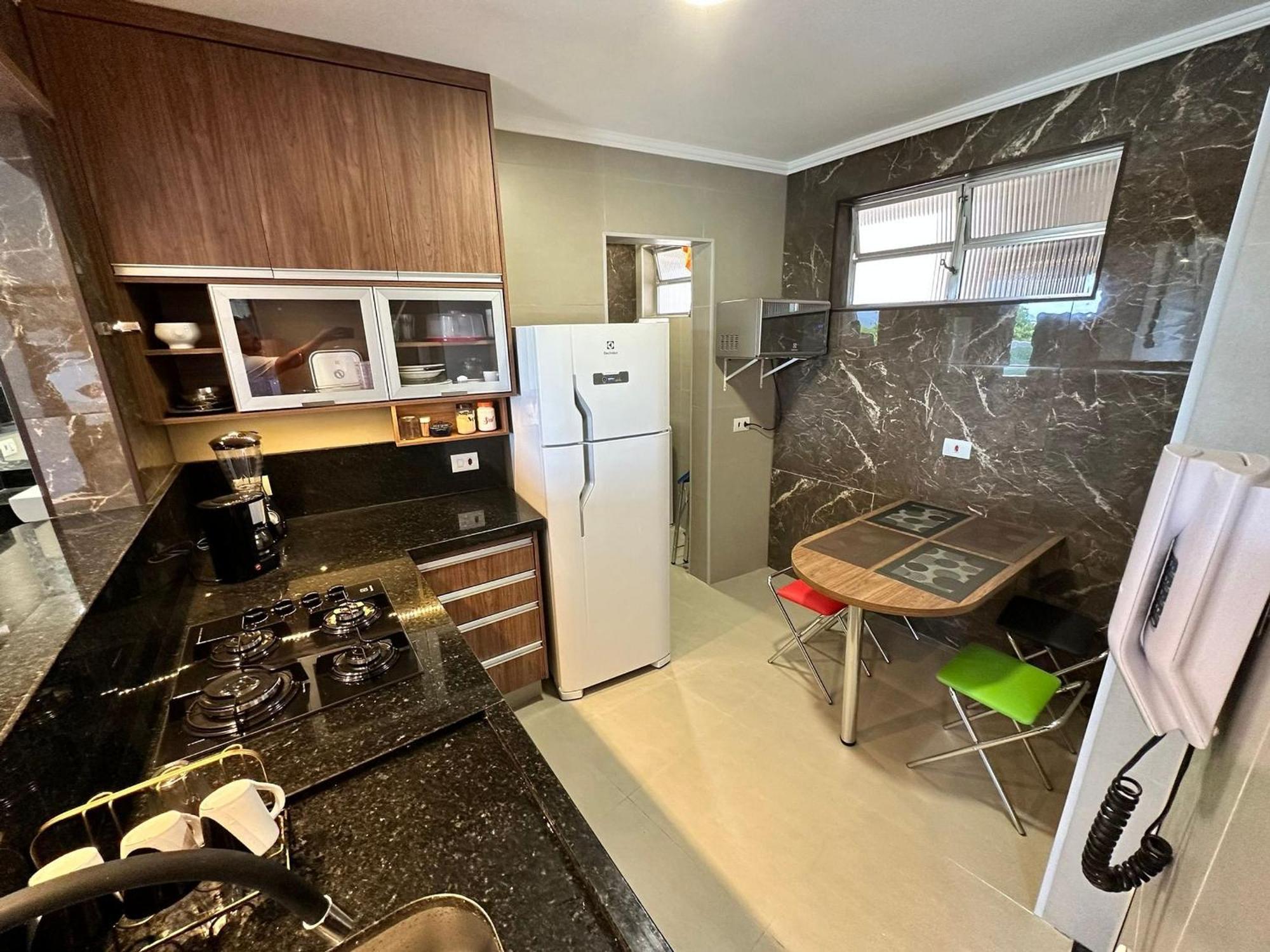 Ap Pe Na Areia Vista Parcial Mar Appartement Santos  Buitenkant foto