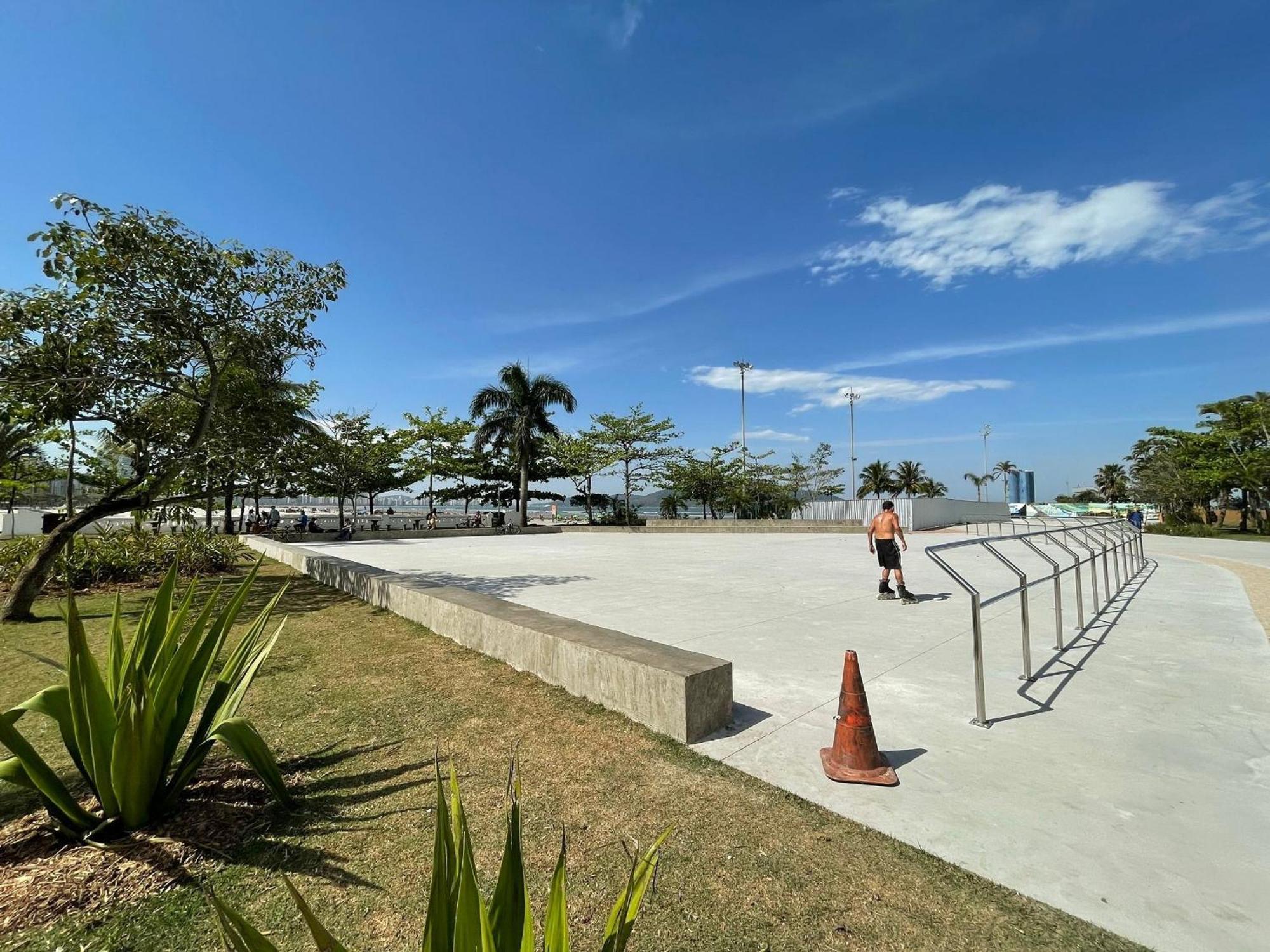 Ap Pe Na Areia Vista Parcial Mar Appartement Santos  Buitenkant foto