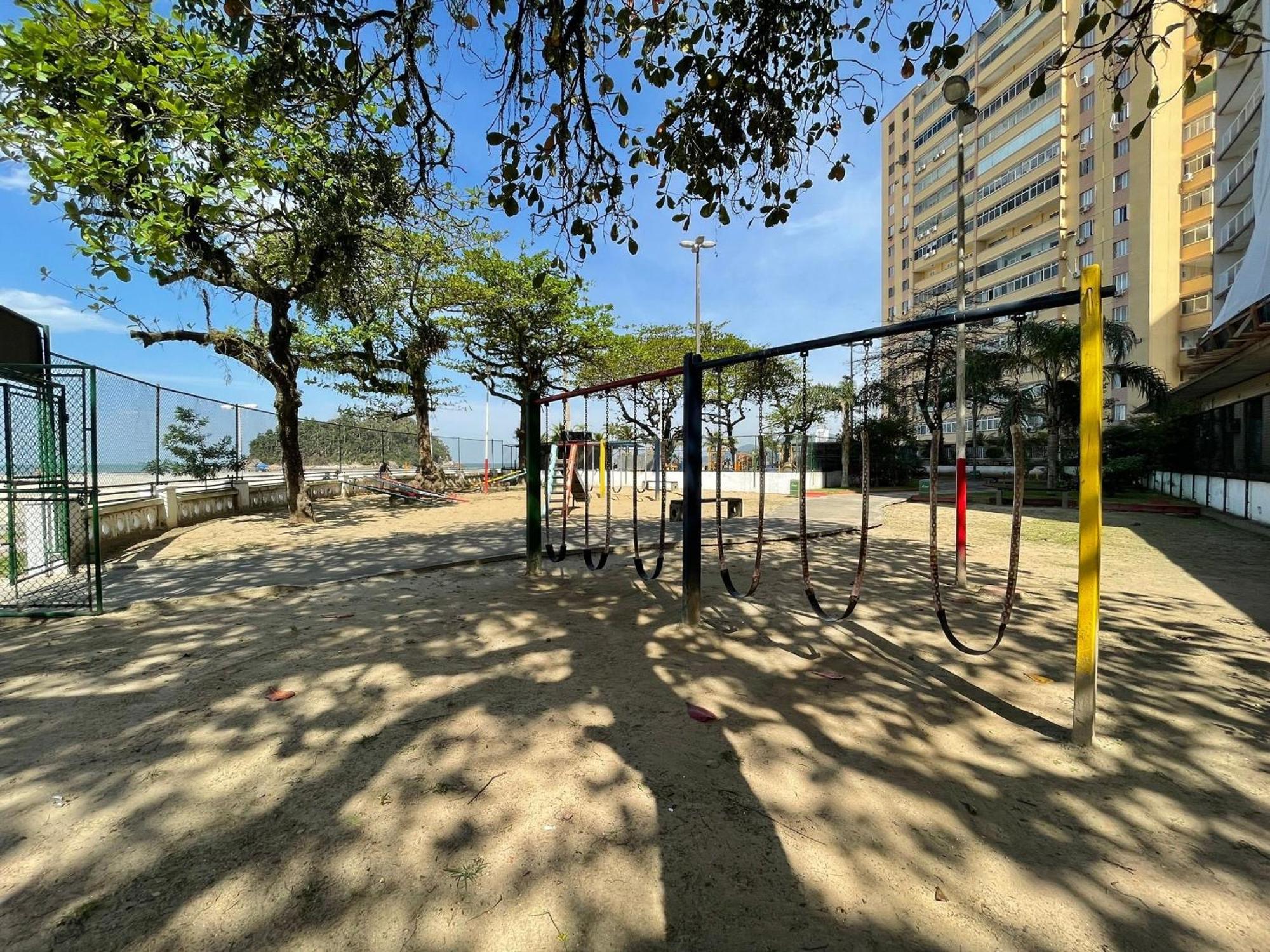 Ap Pe Na Areia Vista Parcial Mar Appartement Santos  Buitenkant foto